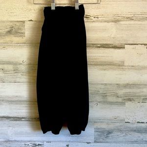 Wilson Youth Baseball Pull-up Pants Black Sport Athletic Bottoms Pant XS